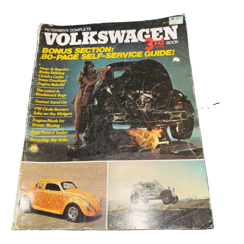 1973 Petersens Complete Volkswagen 3rd Book Vintage VW Garage Repair Manual